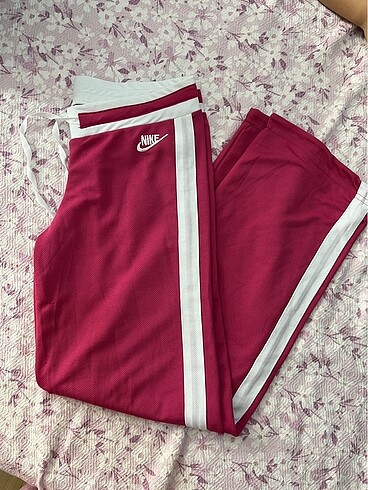 Nike nike dusuk bel pembe esofman