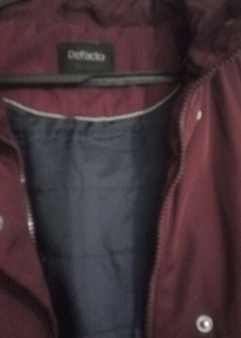 Bordo Düğmeli Midi Kadın Ceket - Görsel 4