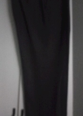 Siyah Kadın Uzun Kesim Kumaş Pantolon - Görsel 3