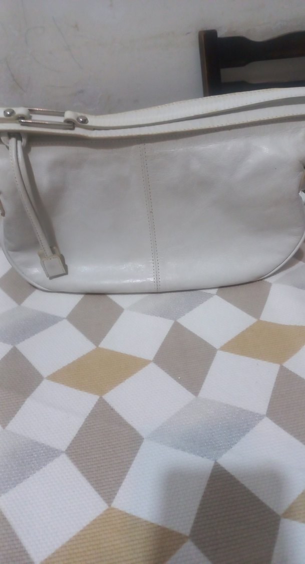 Beyaz Deri Kadın Çanta - Görsel 2