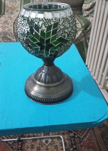 Yeşil ve Gri Mozaik Desenli aksesuar - Görsel 3