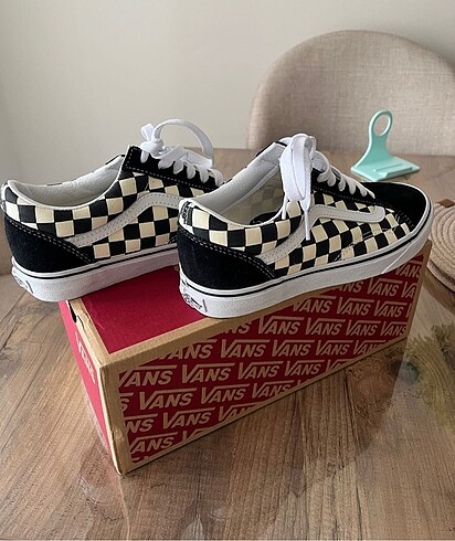38 Beden siyah Renk Vans ayakkabı