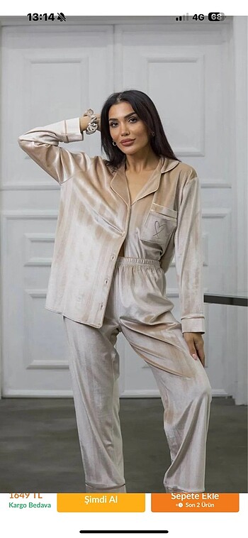 Victoria s Secret Kadife pijama takımı