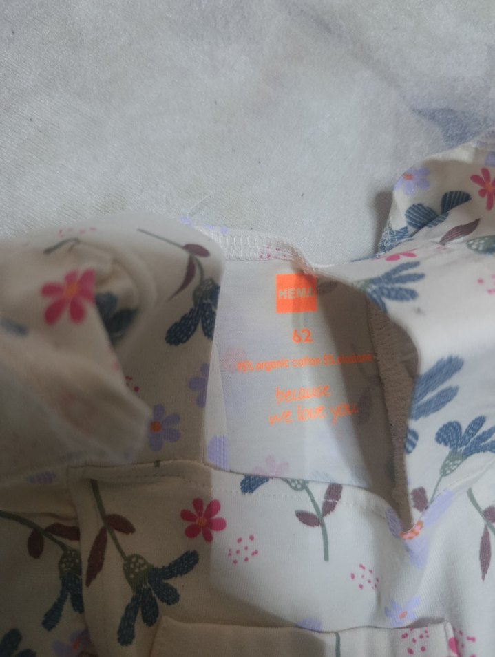 Beyaz, Baskılı Fırfırlı  giyilmemiş sadece etiketi yok - Görsel 2