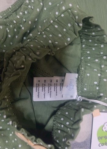 Yeşil Örme Kısa Kollu hiç giyilmemiş - Görsel 4