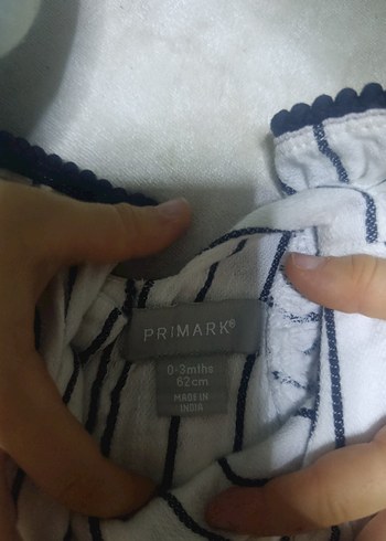 Kız Çocuk Nakışlı Beyaz Kolsuz Elbise - Görsel 2