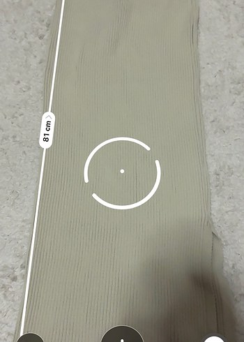 Bej Triko Midi Elbise - Görsel 6