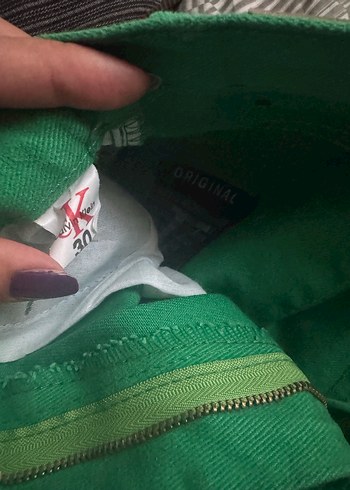 Kadın Parlak  Rahat Kesim Pantolon - Görsel 5