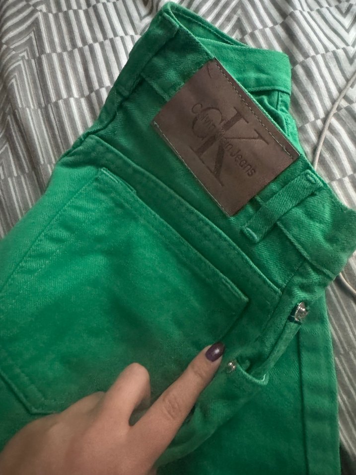 Kadın Parlak  Rahat Kesim Pantolon - Görsel 4