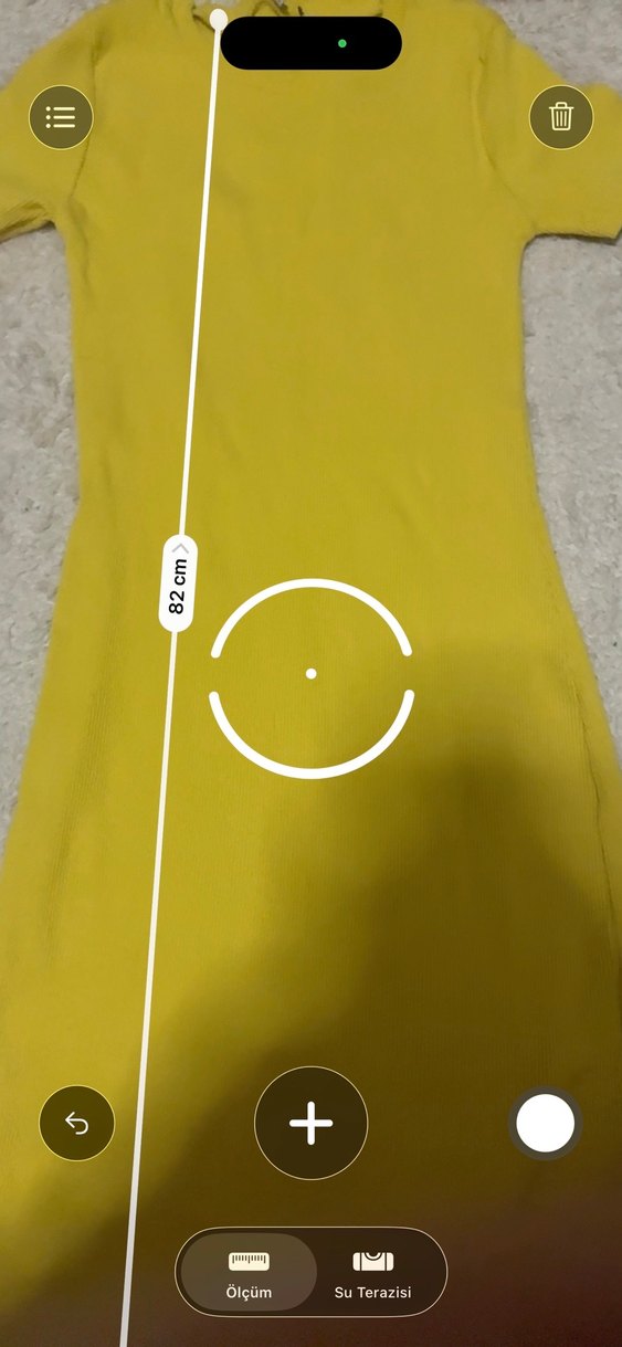 Sarı Midi  triko Kadın Günlük Elbise - Görsel 4