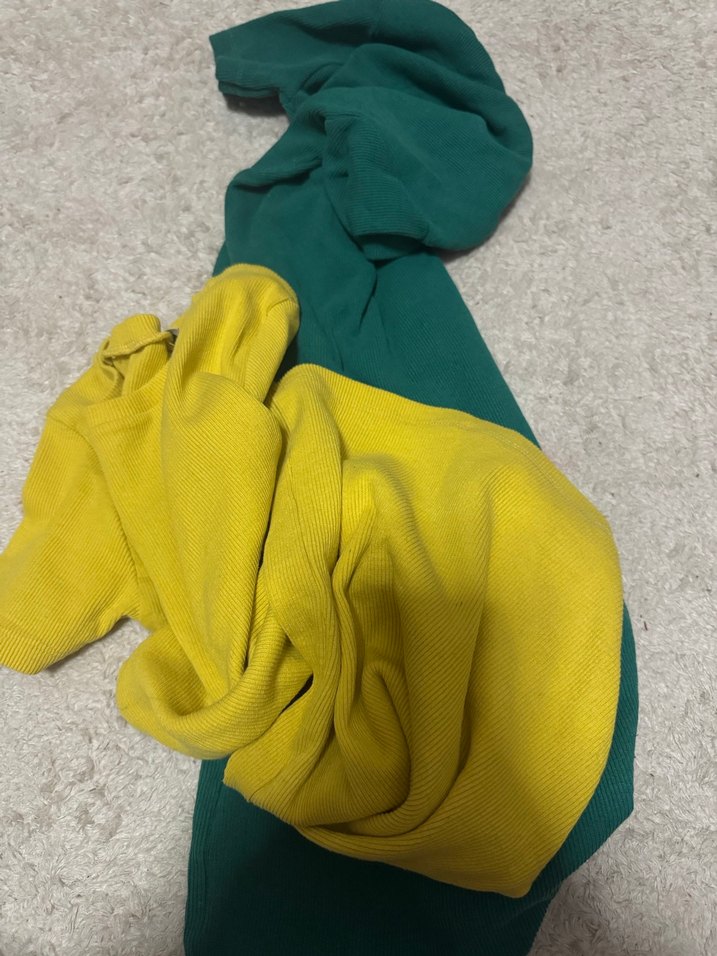 Sarı Midi  triko Kadın Günlük Elbise - Görsel 5