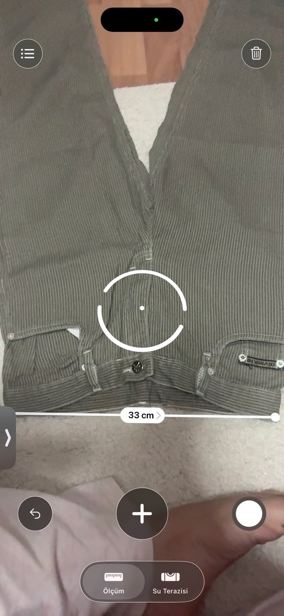 Gri Pilili Rahat Kesim Midi Kadın Jean - Görsel 5