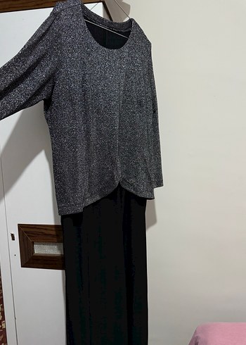 Krep kumaş elbise - Görsel 2