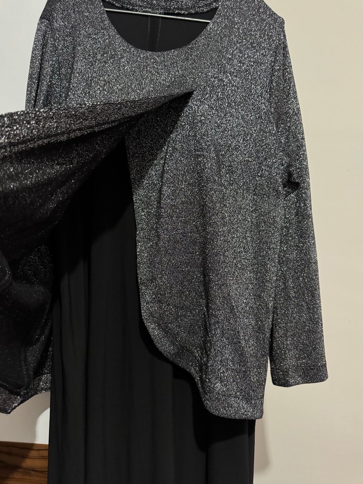 Krep kumaş elbise - Görsel 3