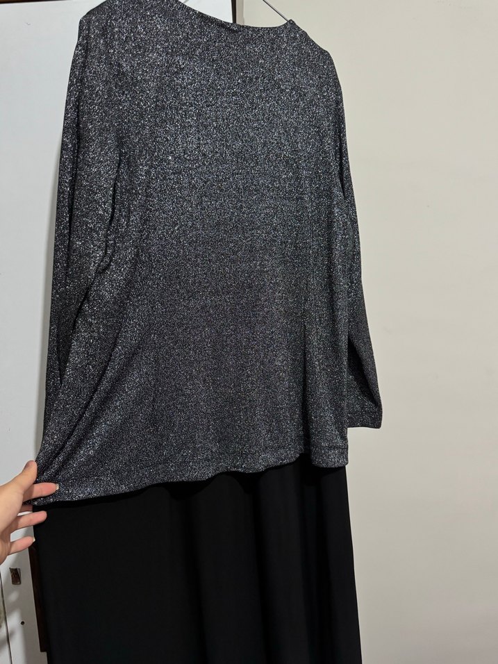 Krep kumaş elbise - Görsel 4