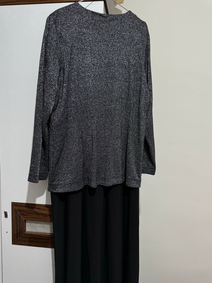 Krep kumaş elbise - Görsel 5