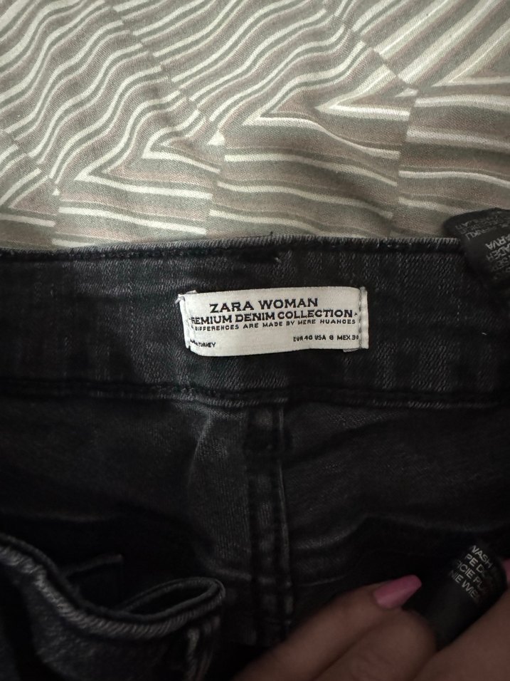 Gri Yırtık Detaylı Dar Kesim Kadın Jean - Görsel 2