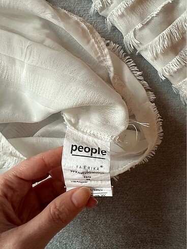36 Beden beyaz Renk People by Fabrika beyaz gomlek