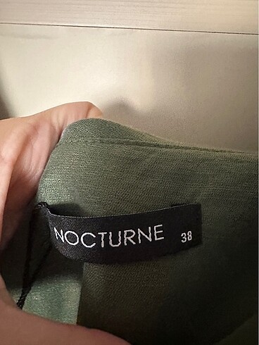38 Beden Nocturne yeşil elbise
