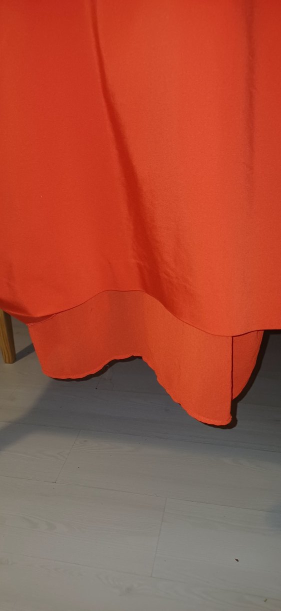 Mango XL Kırmızı Salaş Kolsuz Tunik - Görsel 4