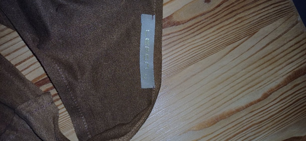 Bej Kadın Süet Bohem Uzun Elbise - Görsel 5