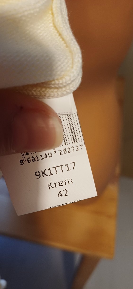 Beyaz Uzun Kollu Midi Triko 42 beden Elbise - Görsel 3