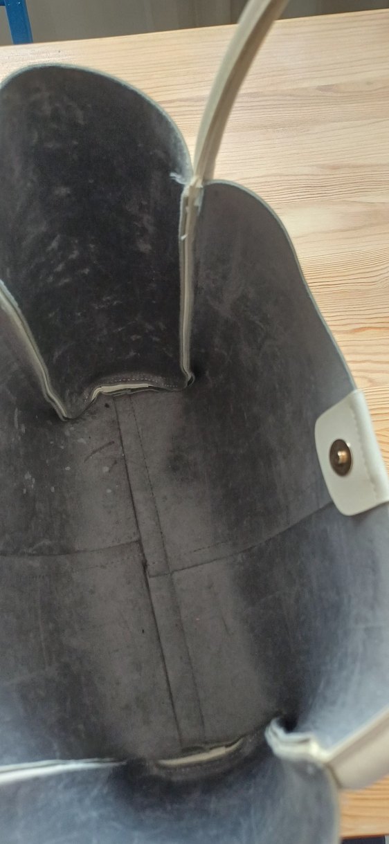 Zara Gri Deri Kadın Omuz Çantası - Görsel 3