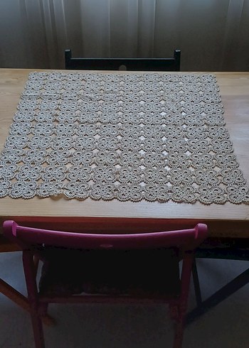 Bohem Tarzı El İşi Dantel oda takımı - Görsel 4