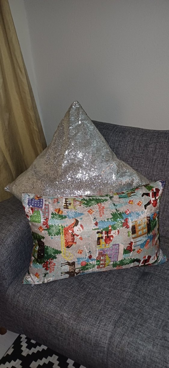 Kırmızı ve Desenli Gri Modern Yastık Seti (adet fiyatıdır) - Görsel 5