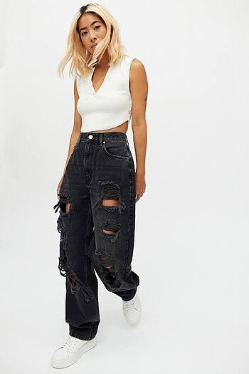 urban outfitters bdg yırtık mom jean