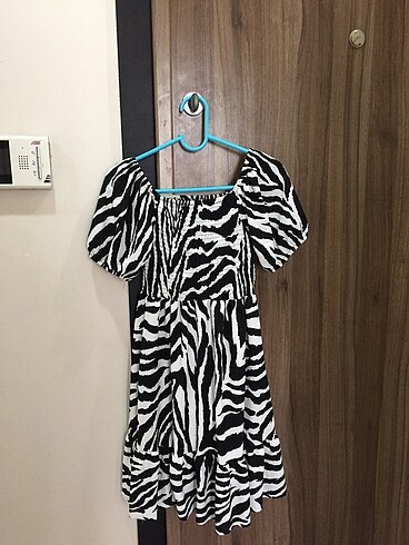 Koton Zebra Desenli Elbise