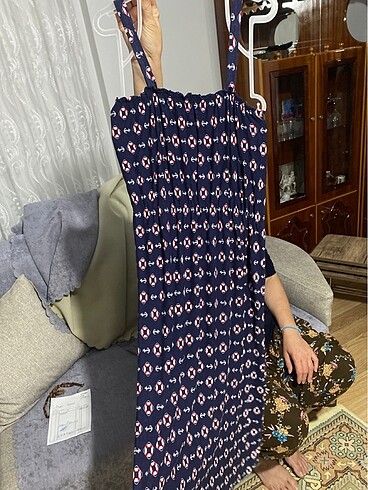 Askılı günlük elbise