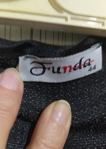 Düğmeli Gri  Kadın Hırka - Görsel 3