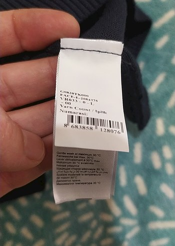 Kısa Kollu Lacivert Balıkçı Yaka Kadın Kazak - Görsel 4