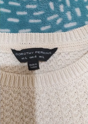 Gri Desenli Kadın Triko Süveter - Görsel 3