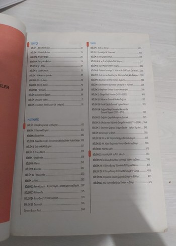 TEK TYT Tüm Dersler Konu Anlatımlı Kitap