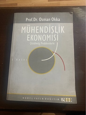 Prof. Dr. Osman Okka/ Mühendislik Ekonomisi