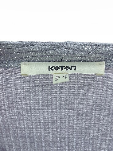 s Beden gri Renk Koton Bluz %70 İndirimli.