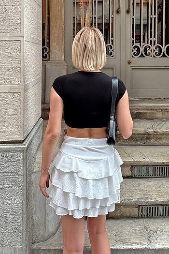 Trendyol & Milla Beyaz Etek