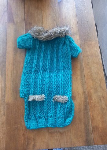 Kırmızı Siyah Kapüşonlu Gotik Köpek Kıyafeti - Görsel 6