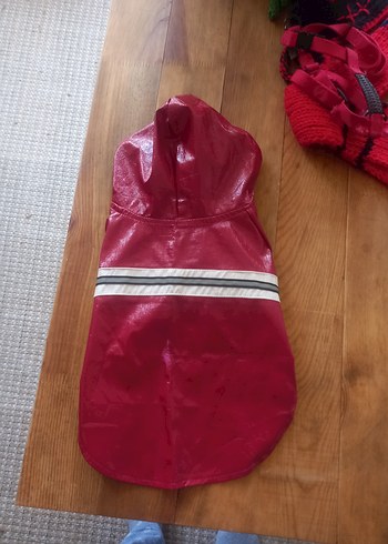 Kırmızı Siyah Kapüşonlu Gotik Köpek Kıyafeti - Görsel 14