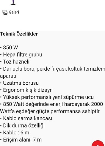 Sıfır arnica dik süpürge 