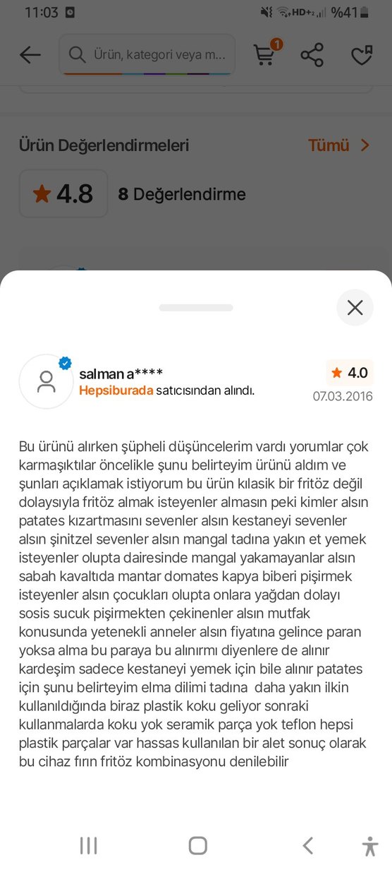 Tefal actifry - Görsel 5