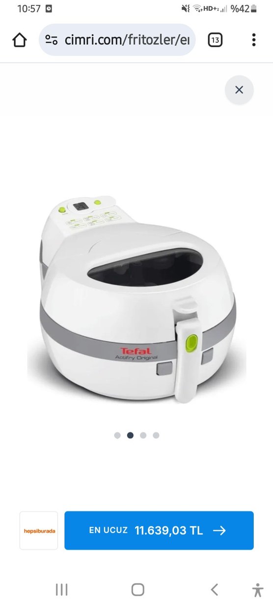 Tefal actifry - Görsel 2