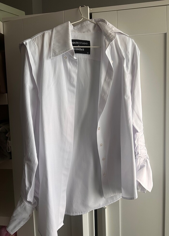 Sagaza Beyaz Gömlek - Görsel 2