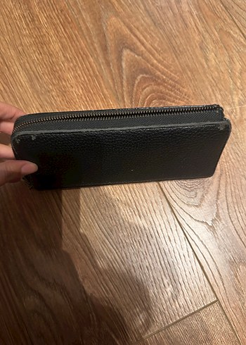 Guess Parlak Siyah Yılan Desenli Deri Kadın Cüzdan - Görsel 2