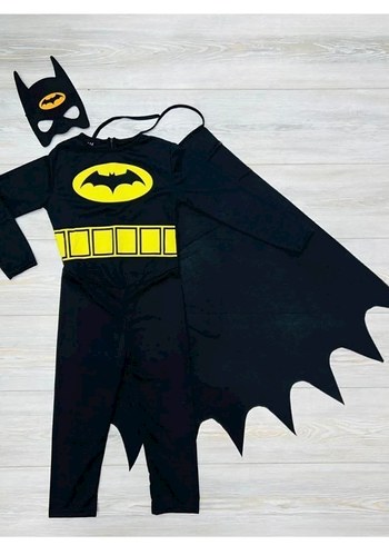 Siyah Batman Kostümü Çocuklar İçin - Görsel 2