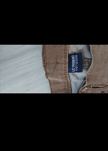 çocuk Kahverengi Kemerli Pantolon - Görsel 2