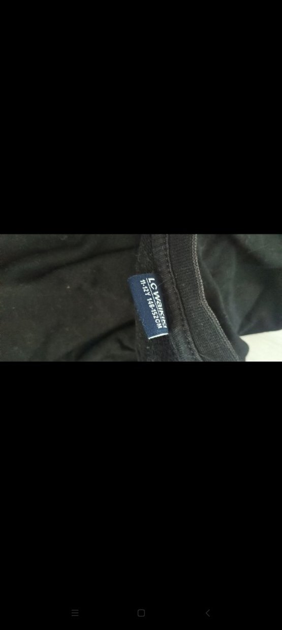 Erkek Siyah Basic Tişört - Görsel 2