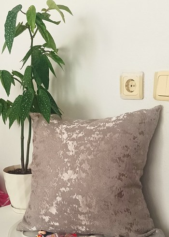 Bej Gri Modern Dekoratif Kırlent - Görsel 3